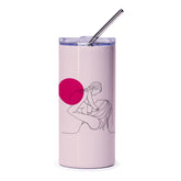 Mother and Child Line Art Tumbler, Minimalist Mom Gift, Modern Art Tumbler, Mother's Day Gift, Newborn Gift, Unique Tumbler Design - Tawshia